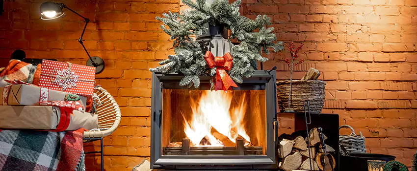 Travis Industries Linear Gas Fireplace Installation in Laurinburg, North Carolina