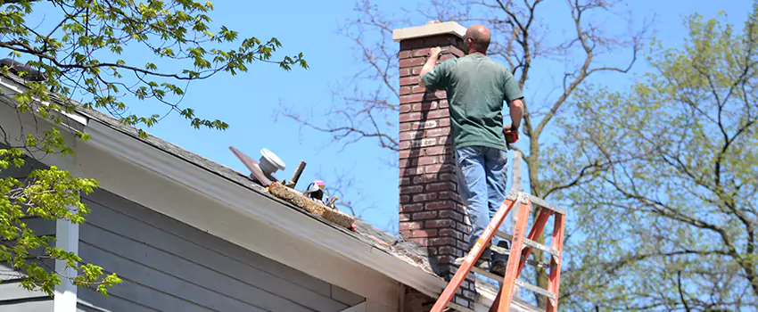 Vinyl and PVC Chimney Flashing Installation in Laurinburg, NC