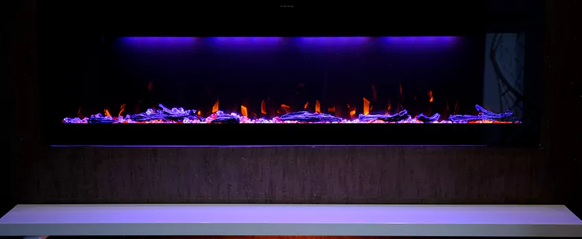 Dynamic Flame Color Fireplace Installation in Laurinburg, NC